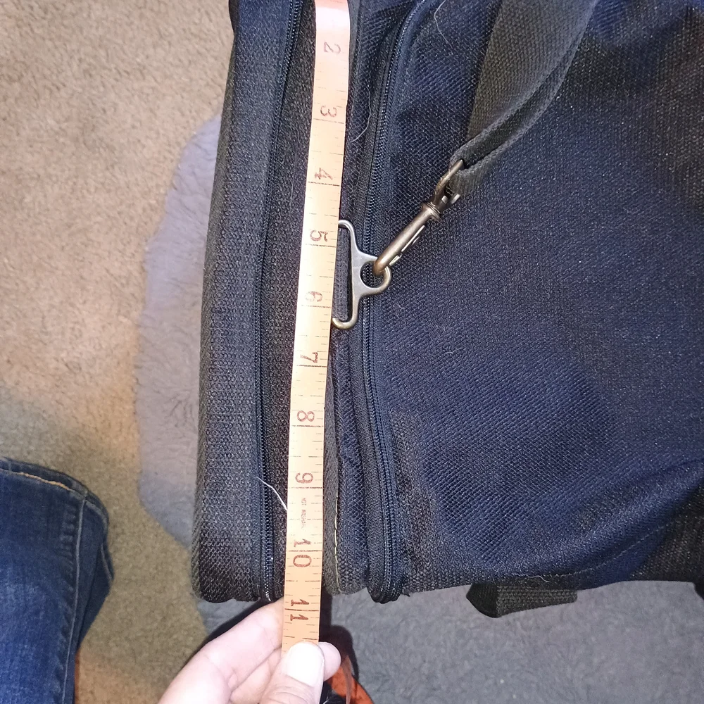 Never Used Cherokee Black and Tan Duffel Bag